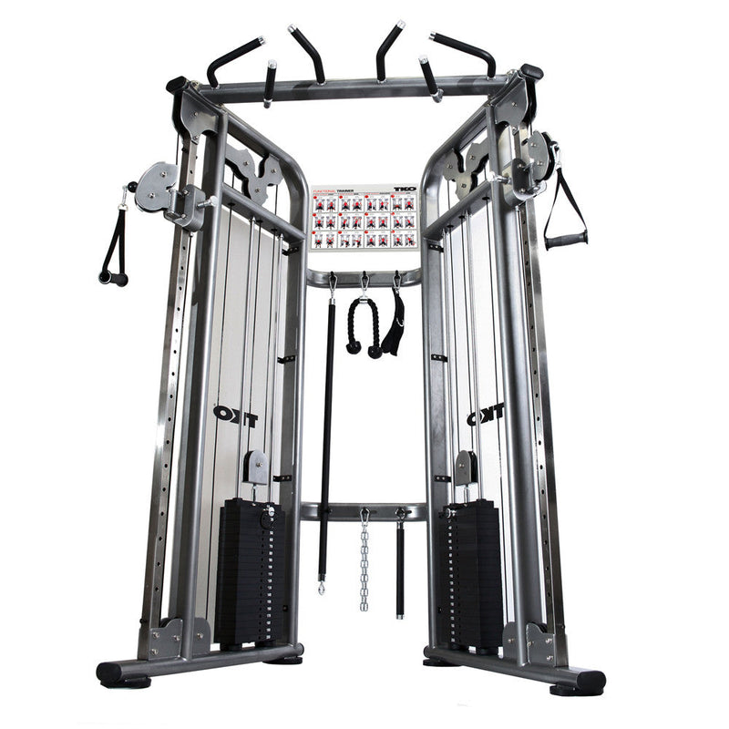 TKO Strength Functional Trainer Black With Accessory Package