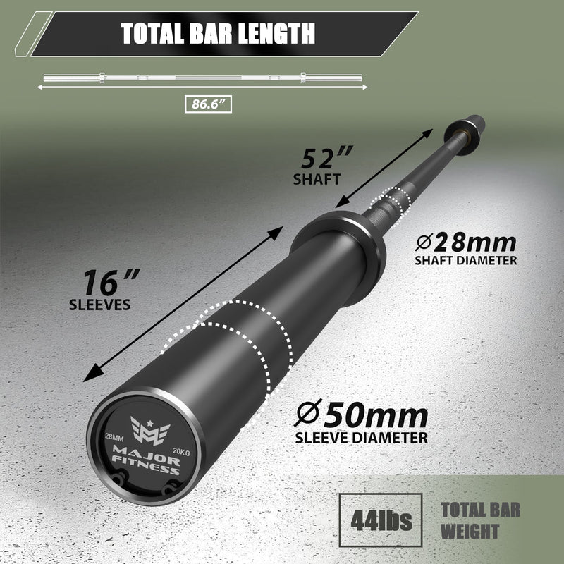 Major Fitness 7 ft Home Gym Barbell 20 kg