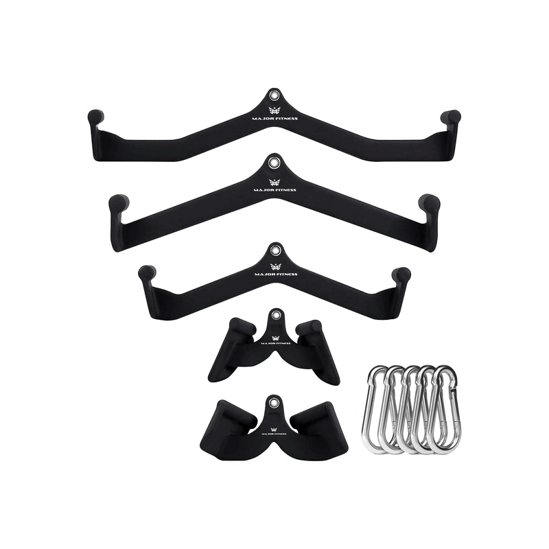 Major Fitness Cable Lat Pull-Down Bar Combo - 5 Pieces
