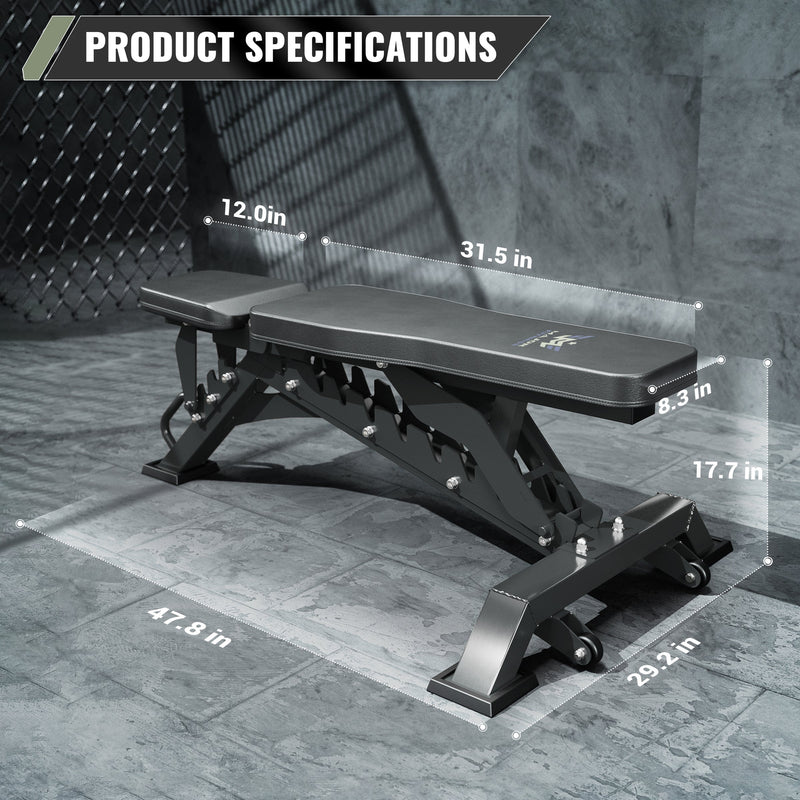 Major Fitness Adjustable Bench