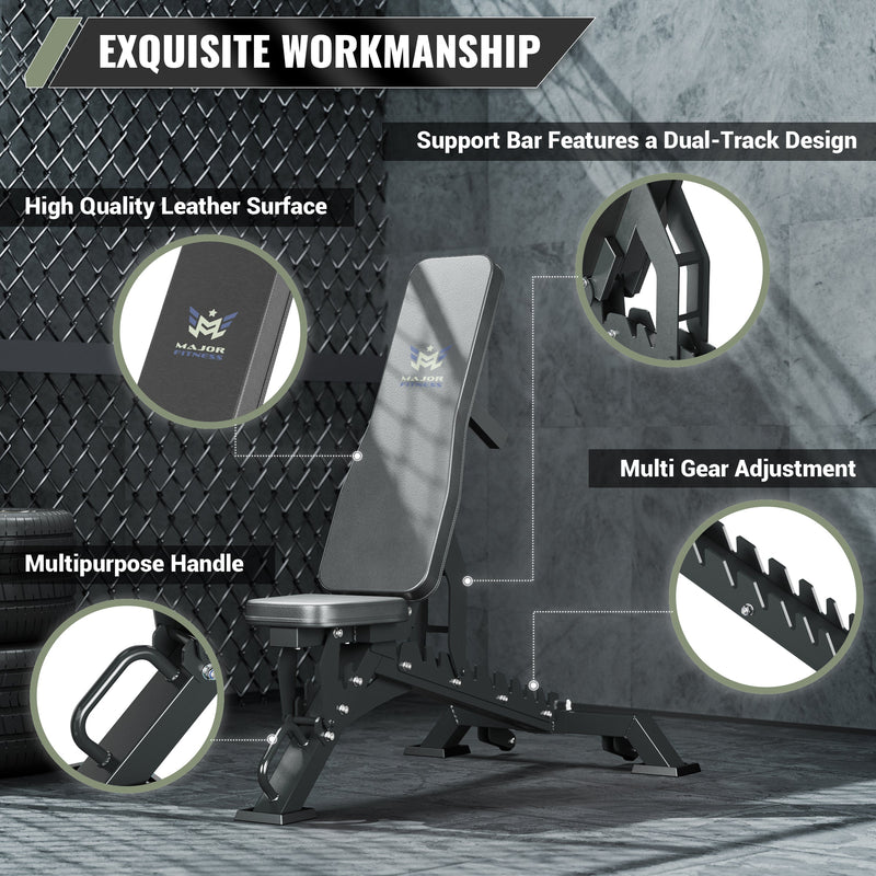 Major Fitness Adjustable Bench