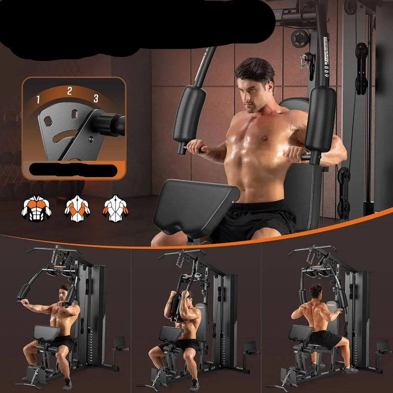 24 Hour Sport Multi-Function Home Gym - Leg Press - Cable Exercises